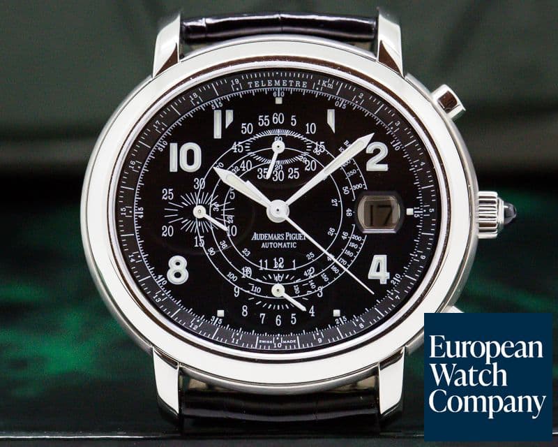 Image of Audemars Piguet Millenary Chronograph Steel Black Dial