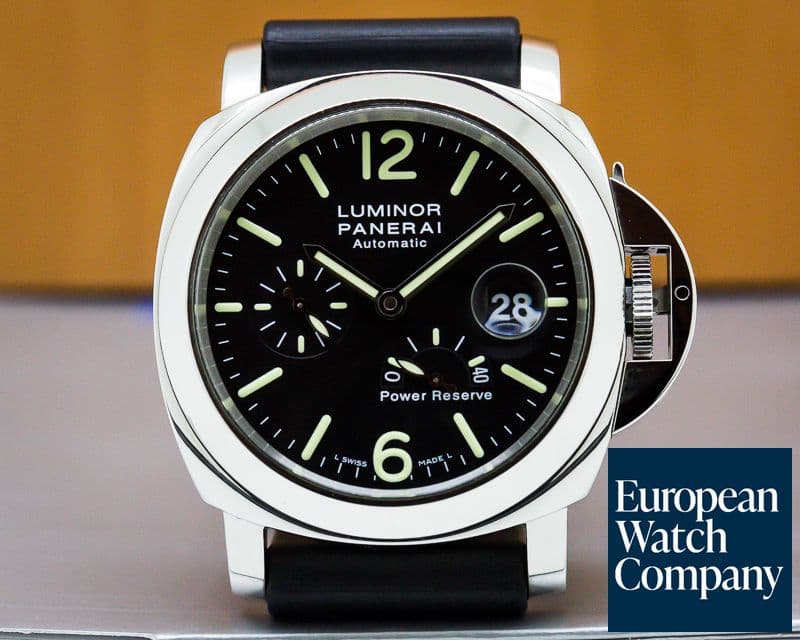 Image of Panerai Luminor Power Reserve Black Dial 44MM SS