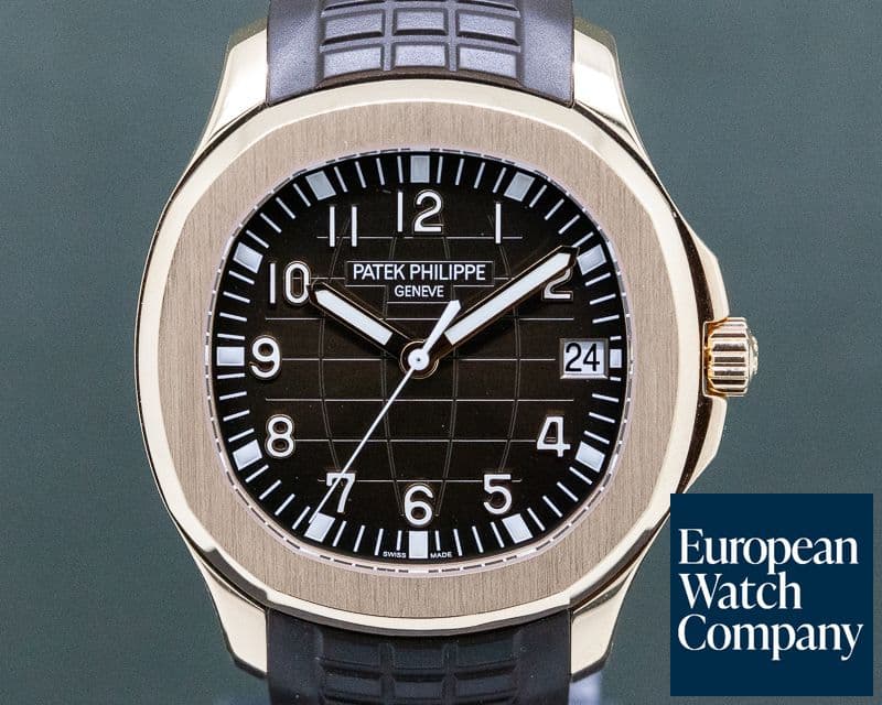 Image of Patek Philippe Aquanaut 18K Rose Gold / Brown Dial
