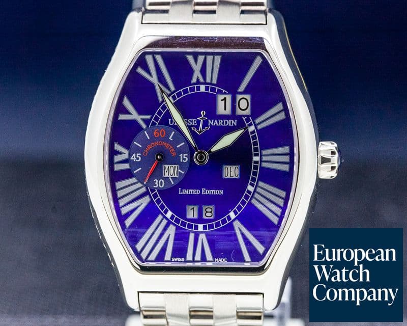 Image of Ulysse Nardin Ludovico Perpetual 18k White Gold Blue Dial