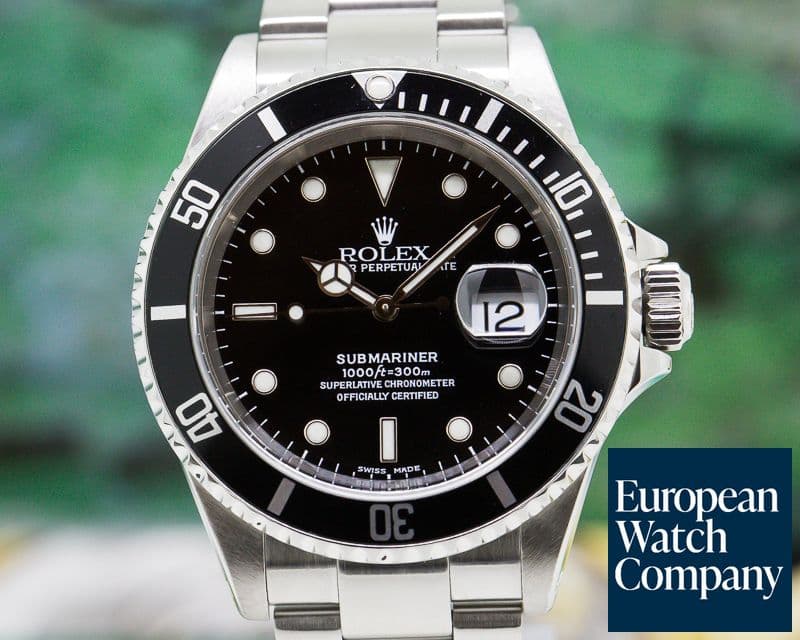 Image of Rolex Submariner SS Black Dial 
