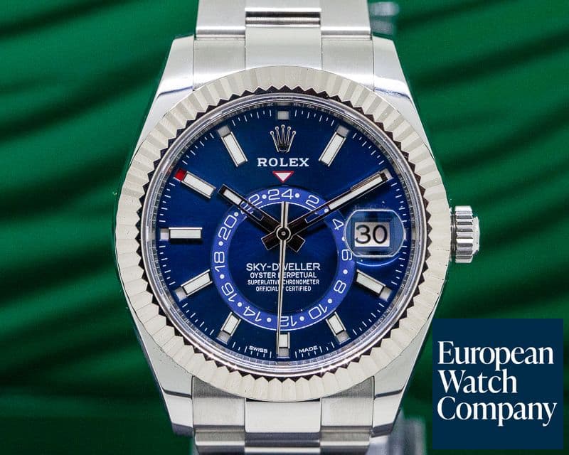 Image of Rolex Sky Dweller Steel Blue SS 