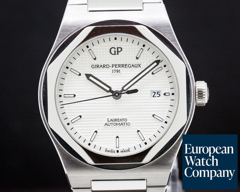 Image of Girard Perregaux Laureato SS/SS White Dial