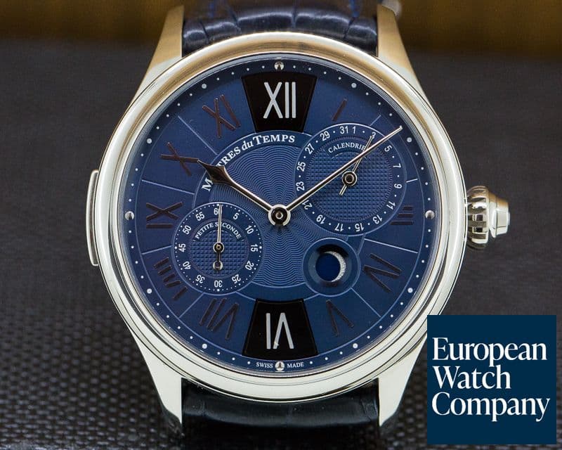 Image of Maitres Du Temps Chapter 3 Reveal 18k White Gold Blue Dial
