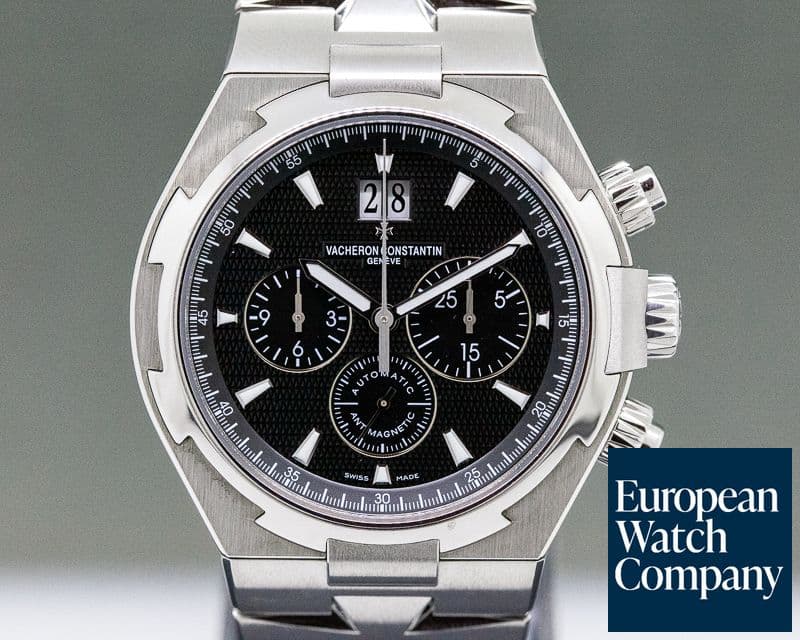 Image of Vacheron Constantin Overseas Chronograph Black Dial SS / SS 