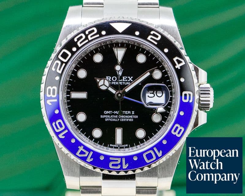 Image of Rolex GMT Master II Ceramic Black & Blue SS 