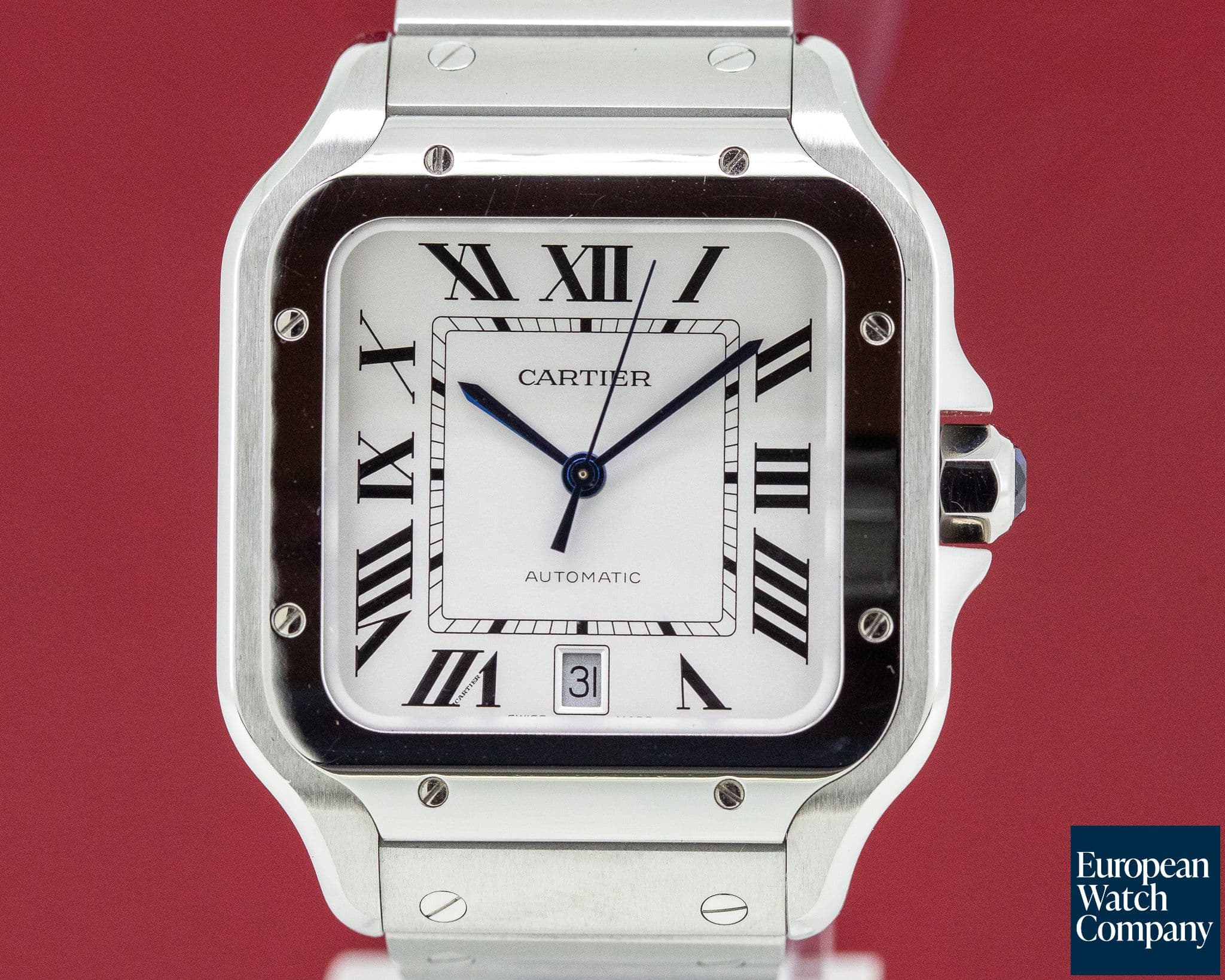 Image of Cartier Santos Large SS / SS Automatic NEW MODEL