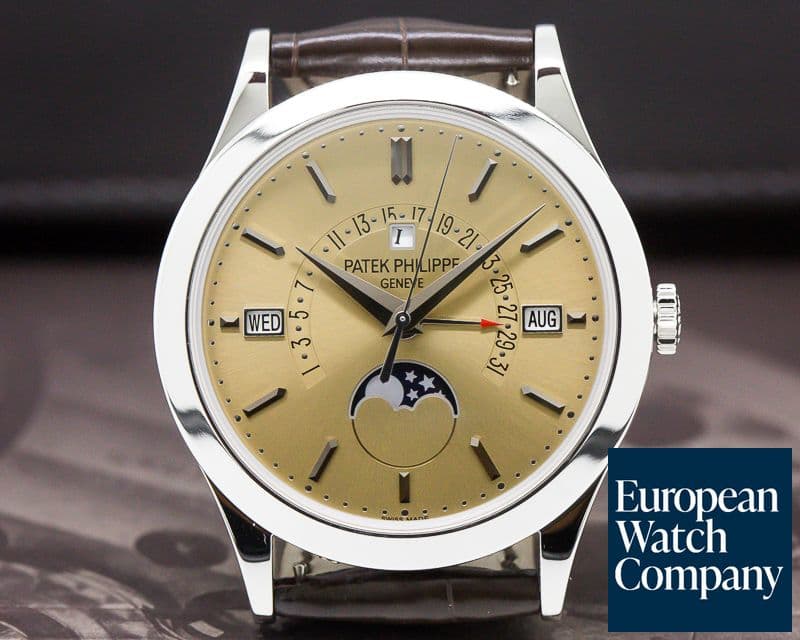Image of Patek Philippe Retrograde Perpetual Calendar Platinum Bronze Dial