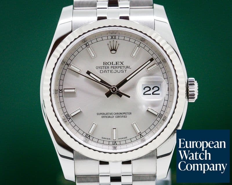 Image of Rolex Datejust SS Oyster White Dial 