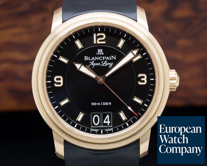 Image of Blancpain Aqualung Big Date 18K RG / Rubber