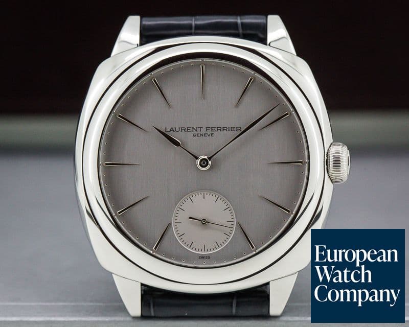 Image of Laurent Ferrier Galet Micro Rotor Square SS Silver Dial