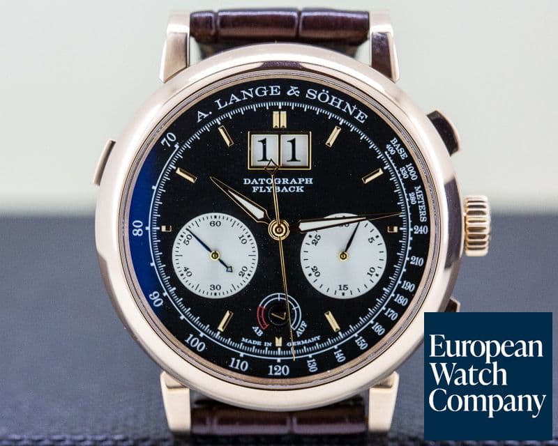Image of A. Lange and Sohne Datograph Up / Down 18k Rose Gold + Deployment Buckle