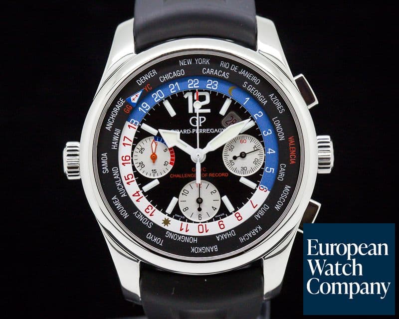 Image of Girard Perregaux World Time WW.TC Chrono SS USA 76