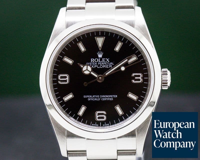 Image of Rolex Explorer I 36MM SS Black Dial 

