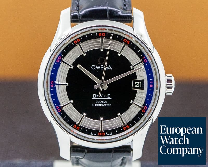 Image of Omega DeVille Hour Vision Co Axial Chronometer SS / Leather