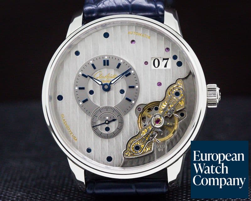 Image of Glashutte Original PanoMaticInverse SS Silver Dial