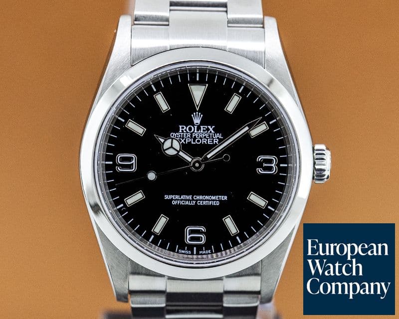 Image of Rolex Explorer I 36MM SS Black Dial 

