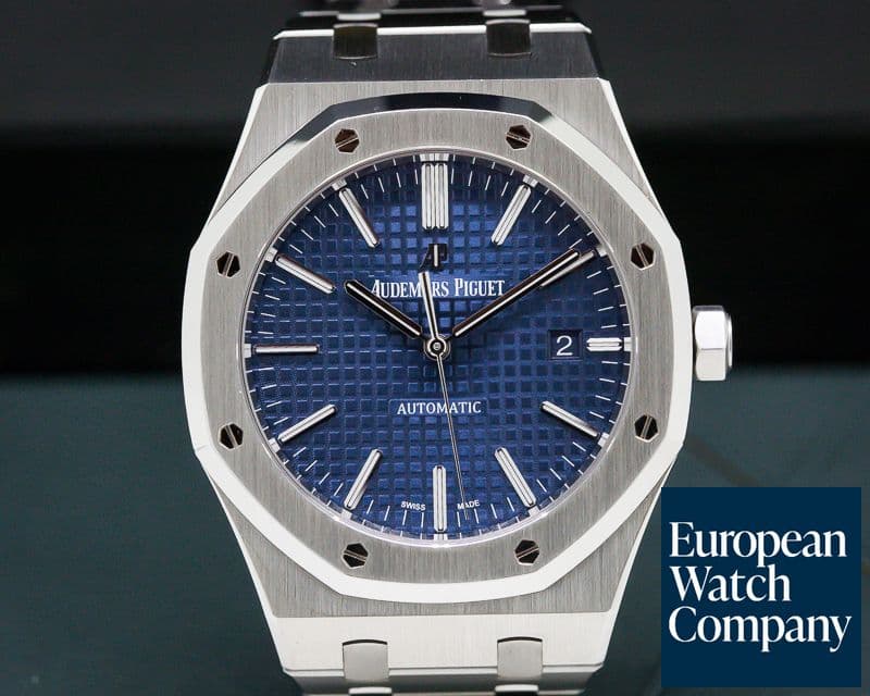 Image of Audemars Piguet Royal Oak "BOUTIQUE ONLY" Blue Dial SS 