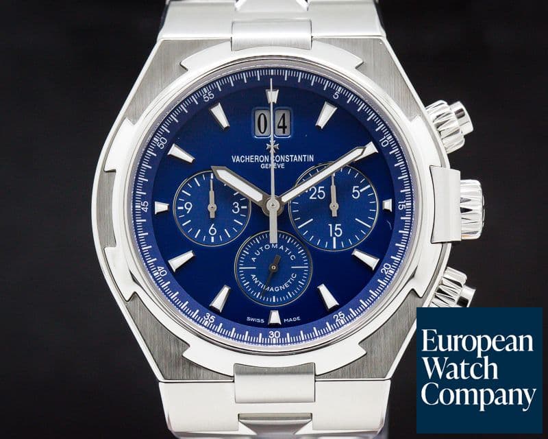Image of Vacheron Constantin Overseas Chronograph Blue Dial SS / SS  
