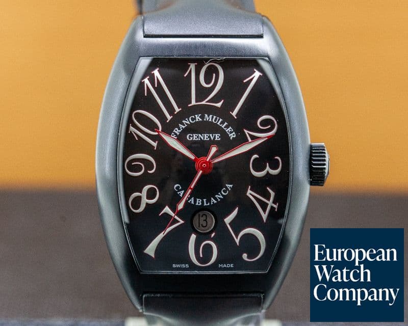 Image of Franck Muller Black and Red Casablanca PVD Automatic 