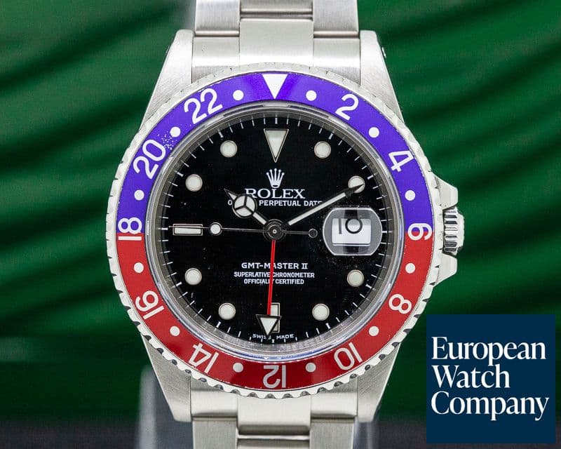 Image of Rolex GMT Master II SS Red / Blue Pepsi Bezel 