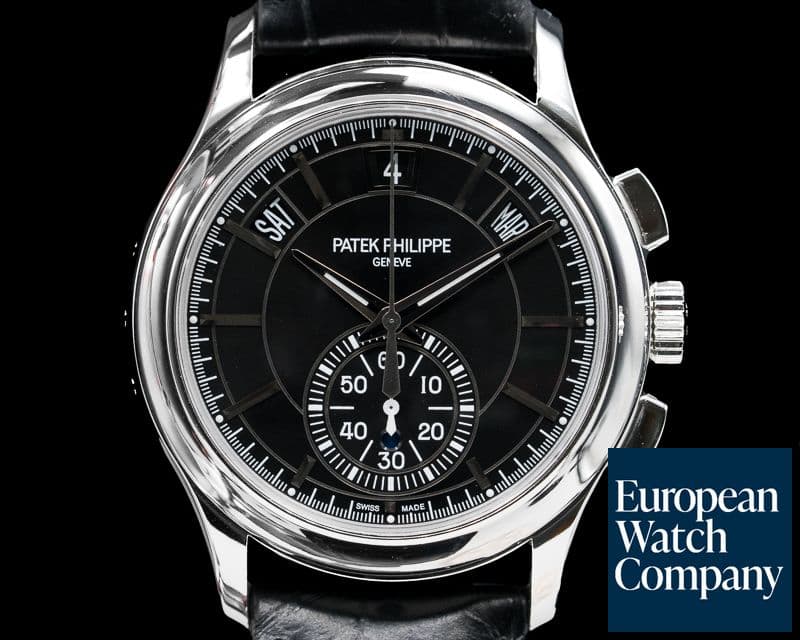 Image of Patek Philippe Chronograph Annual Calendar Platinum / Black Dial