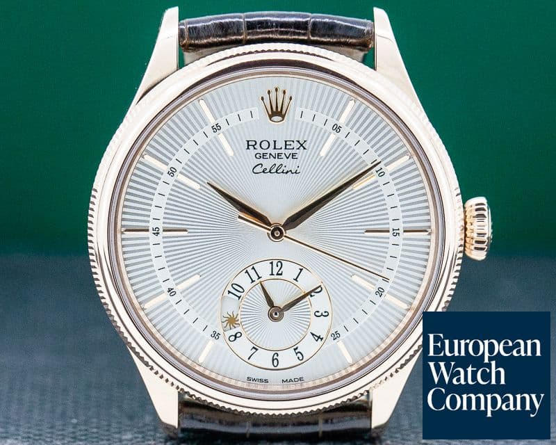 Image of Rolex Cellini Dual Time 18K Rose Gold 