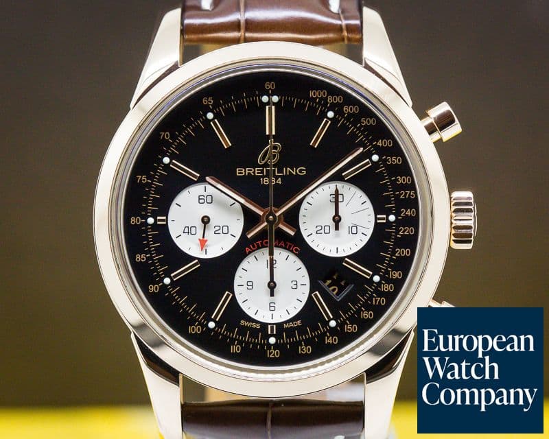 Image of Breitling Transocean Chronograph 18K Rose Gold 