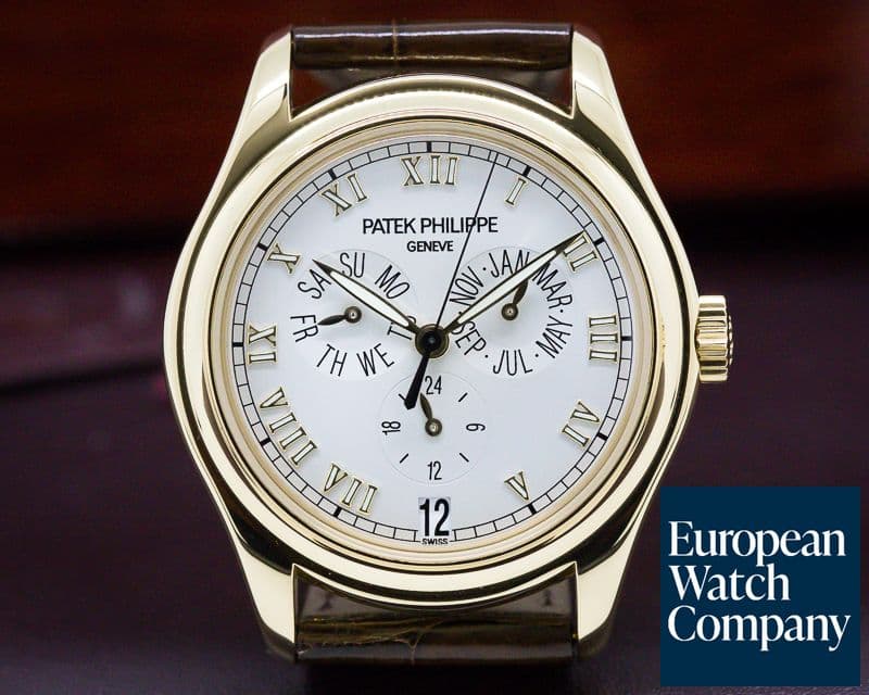 Image of Patek Philippe 5035J-001 Annual Calendar Ivory Dial Yellow Gold 


