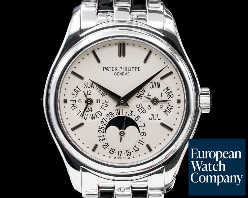 Image of Patek Philippe Perpetual Calendar 18K White Gold Bracelet 