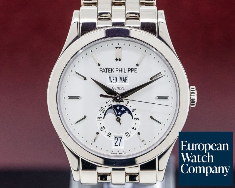 Image of Patek Philippe Annual Calendar Silver Dial 18K White Gold / Bracelet