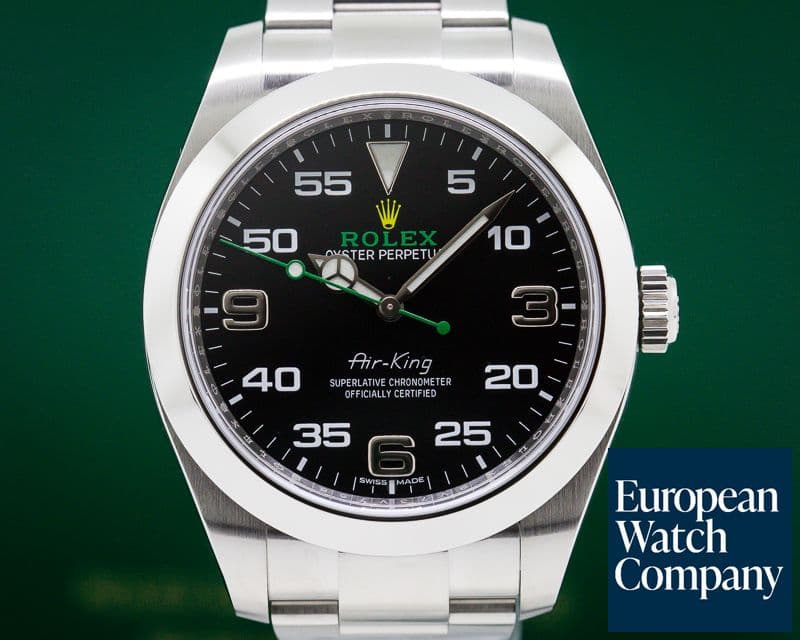 Image of Rolex Air King Black Dial SS 