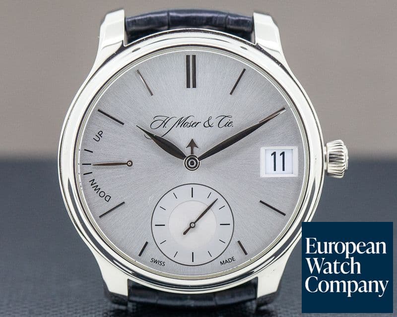 Image of H. Moser & Cie Endeavour Perpetual Calendar 1 18k White Gold 
