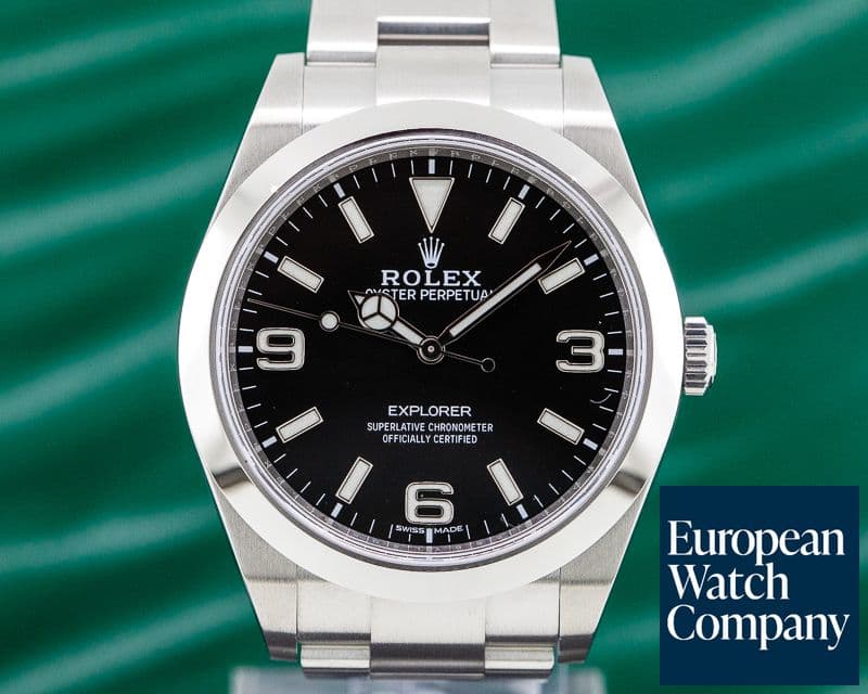 Image of Rolex Explorer I Black Dial 39MM 