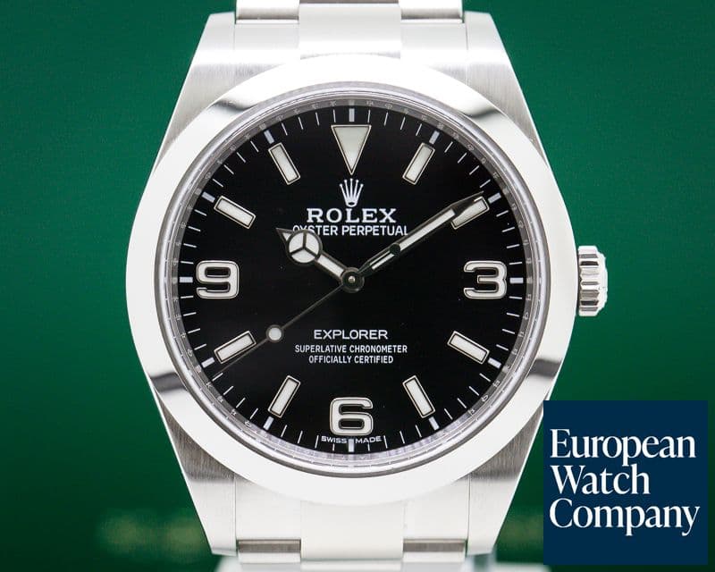 Image of Rolex Explorer I Black Dial 39MM 