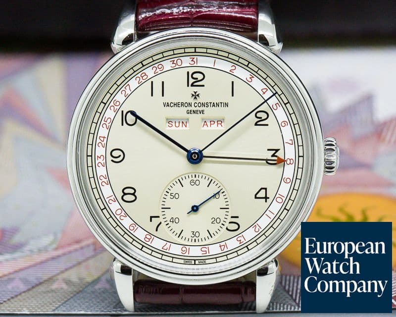 Image of Vacheron Constantin Les Historiques 1942 Triple Calendar Stainless Steel 