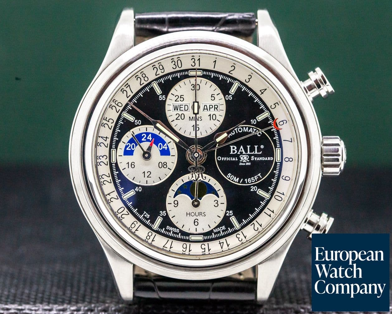 Image of Ball Trainmaster Moonlight Black Limited Edition SS / Strap