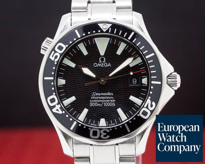 Image of Omega Seamaster SS Black Dial Quartz