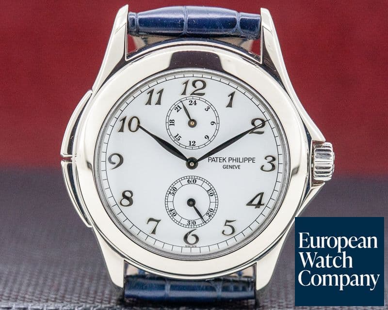 Image of Patek Philippe Travel Time 18K White Gold / Breguet Numerals