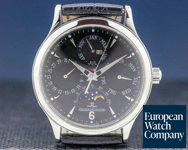 Image of Jaeger LeCoultre Master Perpetual SS Black Dial 