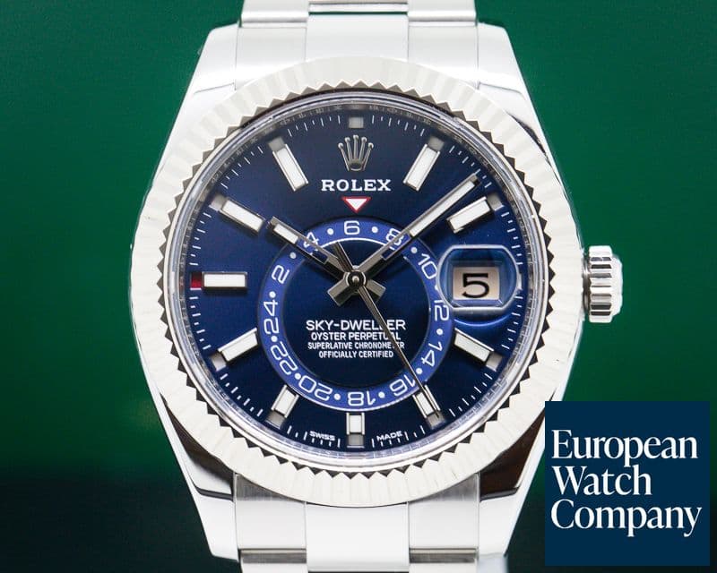 Image of Rolex Sky Dweller Steel Blue SS 