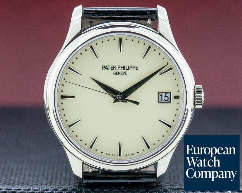 Image of Patek Philippe Calatrava Automatic Ivory Dial 18K White Gold 