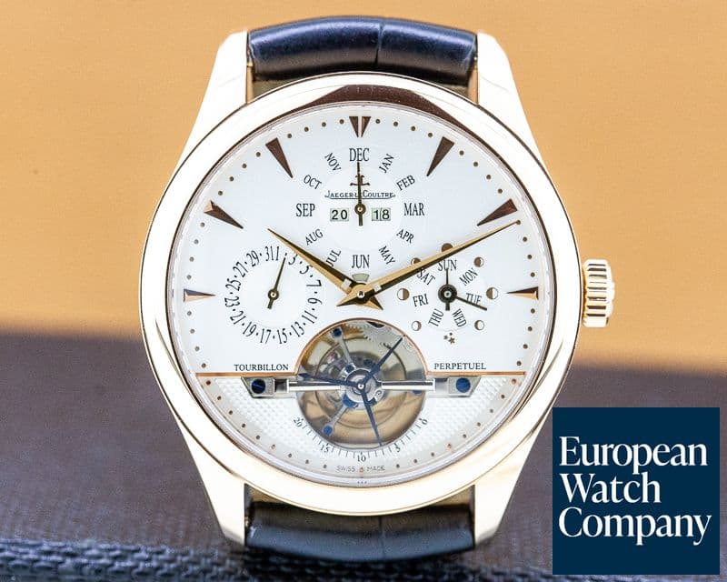Image of Jaeger LeCoultre Master Grande Tradition Tourbillon Quantieme Prepetual 18k Rose