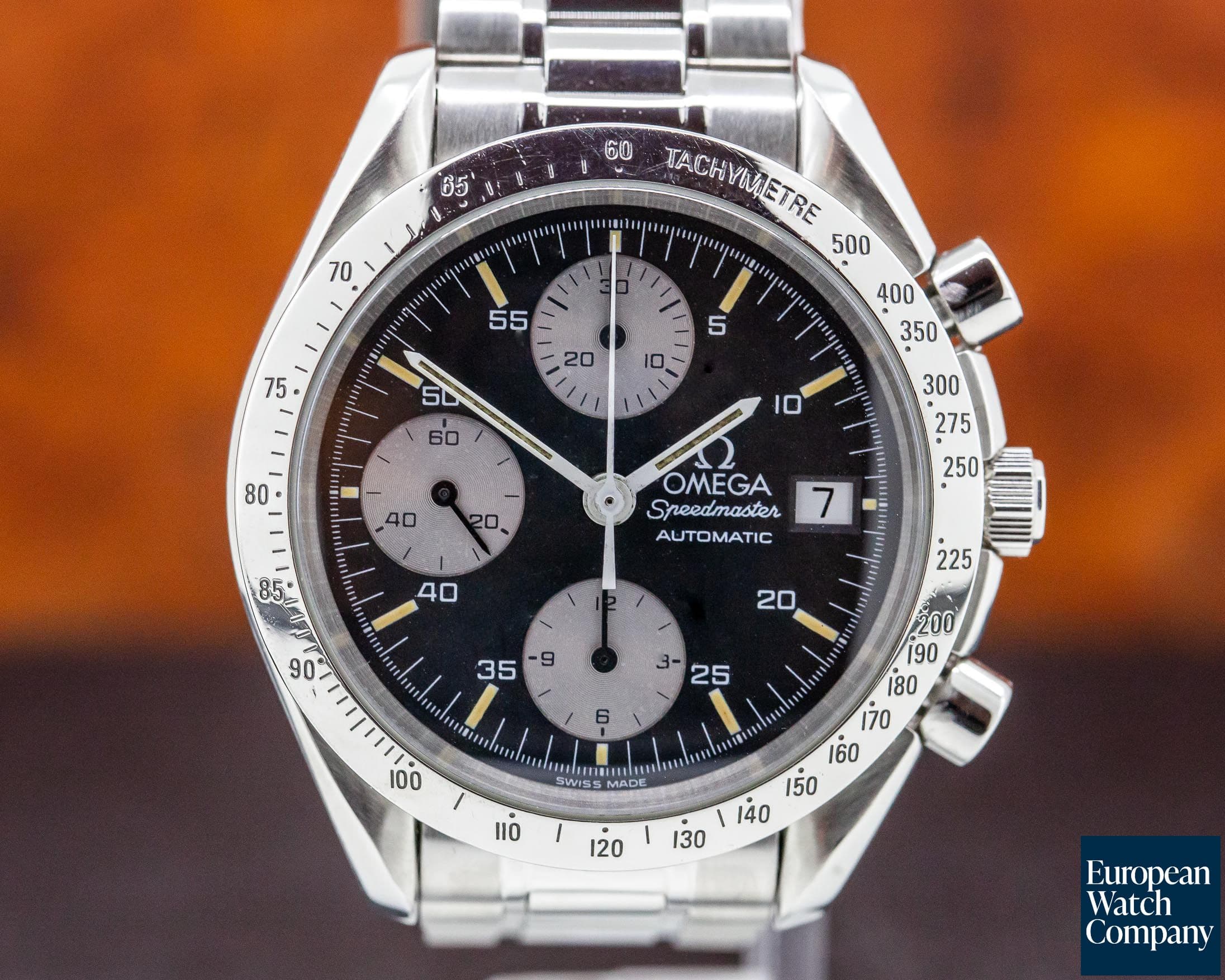 Image of Omega Speedmaster Reduced Black Dial SS PATINA