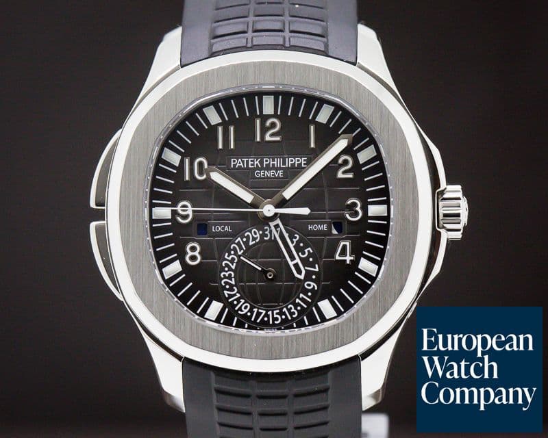 Image of Patek Philippe Aquanaut Travel Time SS / Rubber 
