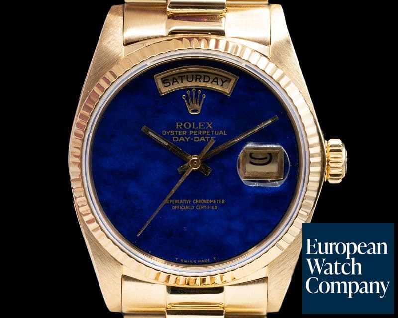 Image of Rolex Day Date BLUE LAPIS Dial Yellow Gold 