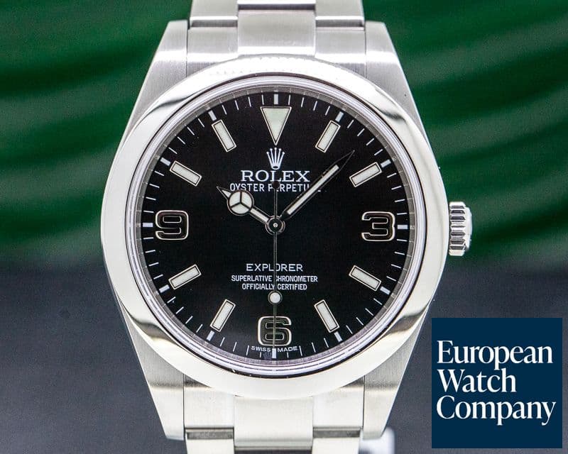 Image of Rolex Explorer I Black Dial 39MM 