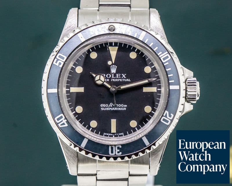 Image of Rolex Vintage "Non-Serif" Matte Dial Submariner INCREDIBLE FULL SET 