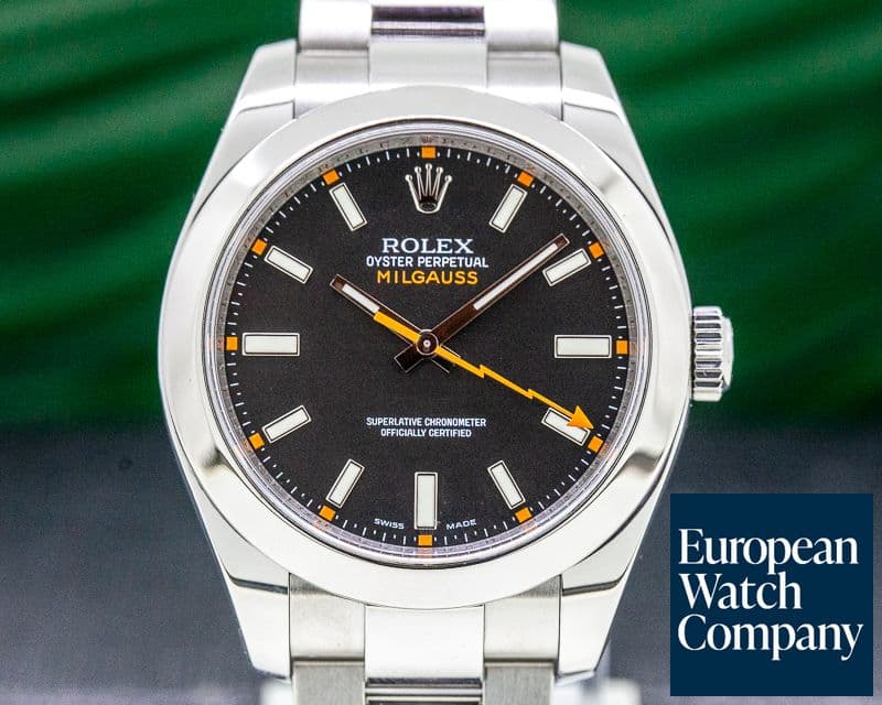 Image of Rolex Milgauss SS Black Dial
