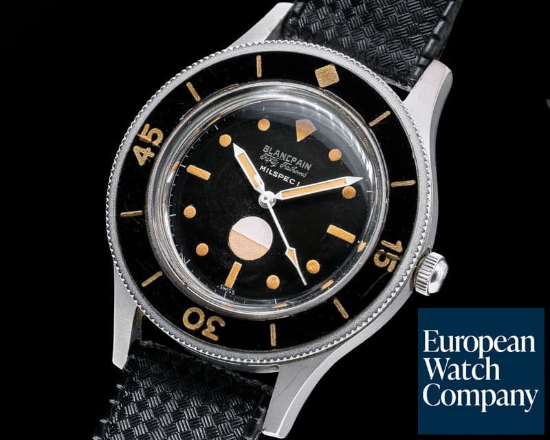 Image of Blancpain Fifty Fathoms Milspec 1 Radium "Double Swiss" Circa 1963 GLOSS